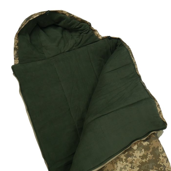 Спальний мішок з капюшоном 2,100х0,750 фліс піксель - Зображення 2