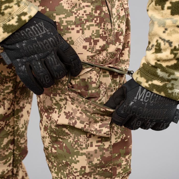 Комплект мілітарі "TRAVEL DEFENCE" 3 в 1 ХИЖАК ПІКСЕЛЬ (Таслан + Мікрофліс) - Зображення 14