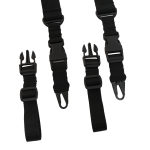 Ремінь 2-точковий Kiborg для АК,РПК Чорний мультикам - Зображення 5