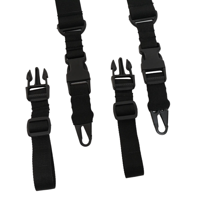 Ремінь 2-точковий Kiborg для АК,РПК Чорний мультикам - Зображення 5