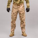 Штани "TRAVEL DEFENCE" УКРПІКСЕЛЬ ММ14 з ременем (Таслан + Мікрофліс)
