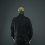 Тактична вітрозахисна флісова кофта Militex mod. 5 Чорна - Зображення 9