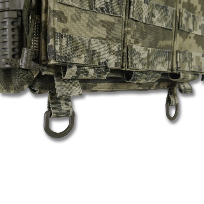 Плитоноска Kiborg GU Gen.2 + з'ємна панель для трьох магазинів Піксель - Зображення 9