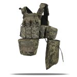 Комплект плитоноска Kiborg GU Gen.2 + 6 підсумків Піксель - Зображення 3