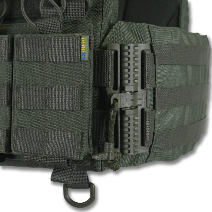 Плитоноска Kiborg GU Gen.2 + з'ємна панель для трьох магазинів Хакі - Зображення 5