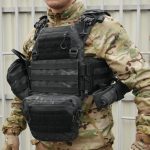 Сумка-напашник чорний мультикам XL Kiborg GU - Зображення 7