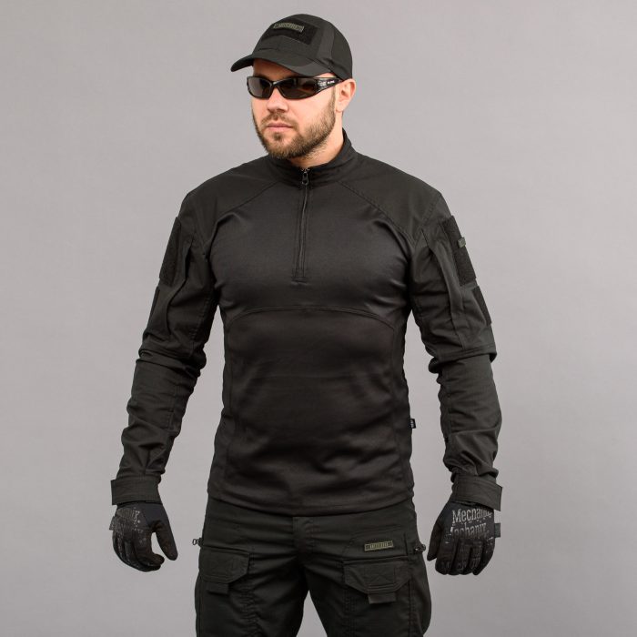 Сорочка бойова UBACS "ANTITERROR II" BLACK (Rip-Stop + CoolPass + Ribana) - Зображення 1