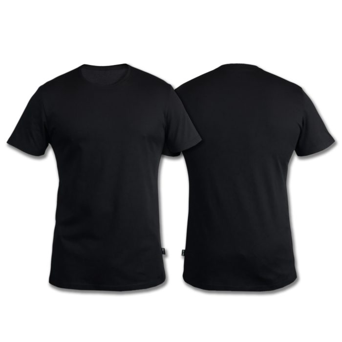 Трикотажна футболка "ARNO" виробник Militex — Чорна - Зображення 4