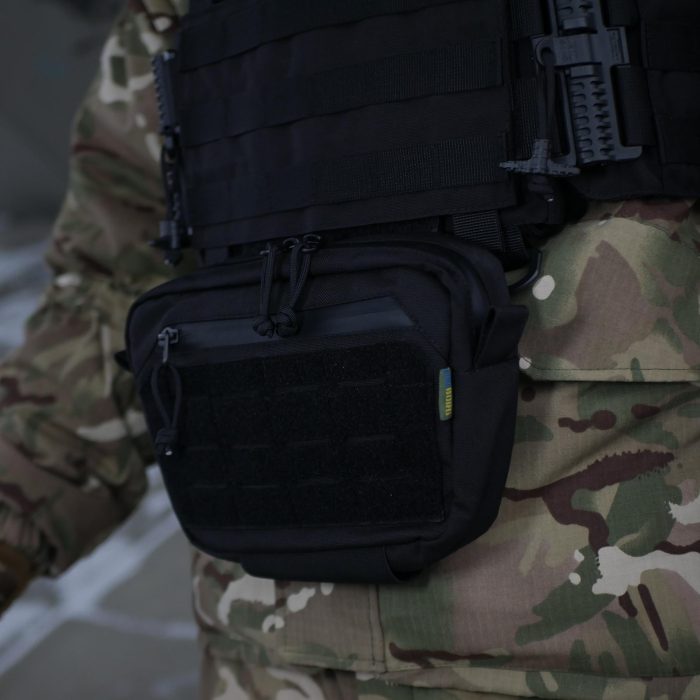 Сумка-напашник M Kiborg GU Cordura Black - Зображення 7