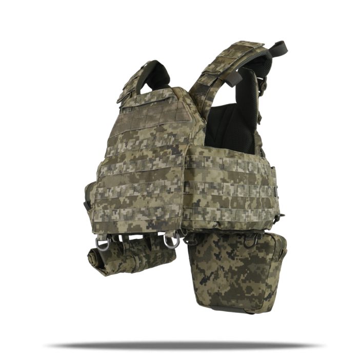 Комплект плитоноска Kiborg GU Gen.2 + 6 підсумків Піксель - Зображення 4