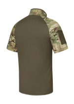 Тактична футболка убакс G4 Kiborg з коротким рукавом хакі+мультикам - Зображення 2