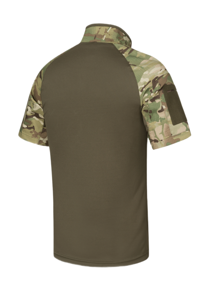 Тактична футболка убакс G4 Kiborg з коротким рукавом хакі+мультикам - Зображення 2