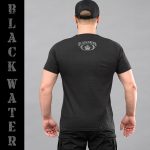 Футболка з принтом "BLACK WATER" BLACK (Бавовна) - Зображення 3