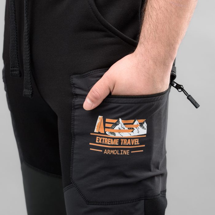 Костюм спортивний "EXTRAVEL" BLACK (Трикотаж) - Зображення 12