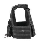 Бронежилет Modular X-1 Kiborg Чорний мультикам (без підсумків) - Зображення 2