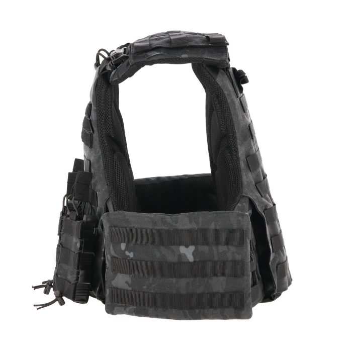 Бронежилет Modular X-1 Kiborg Чорний мультикам (без підсумків) - Зображення 2