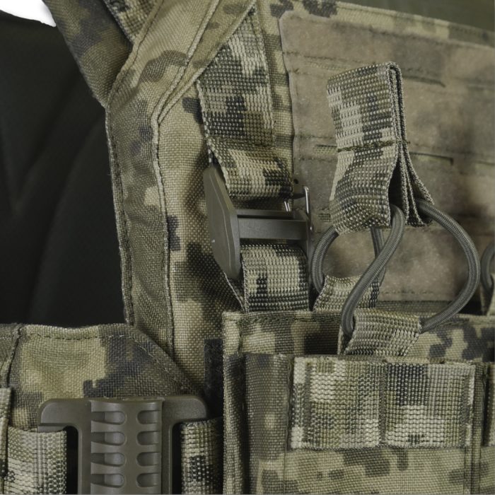 Плитоноска Kiborg GU Gen.2 + з'ємна панель для трьох магазинів Піксель - Зображення 10