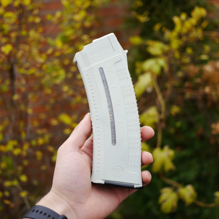 Магазин для АК коробчатий з вікном для контролю кількості заряду патронів білий - Зображення 7