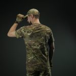 Трикотажна футболка "ARNO" виробник Militex — Мультикам - Зображення 6