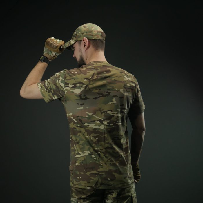 Трикотажна футболка "ARNO" виробник Militex — Мультикам - Зображення 6