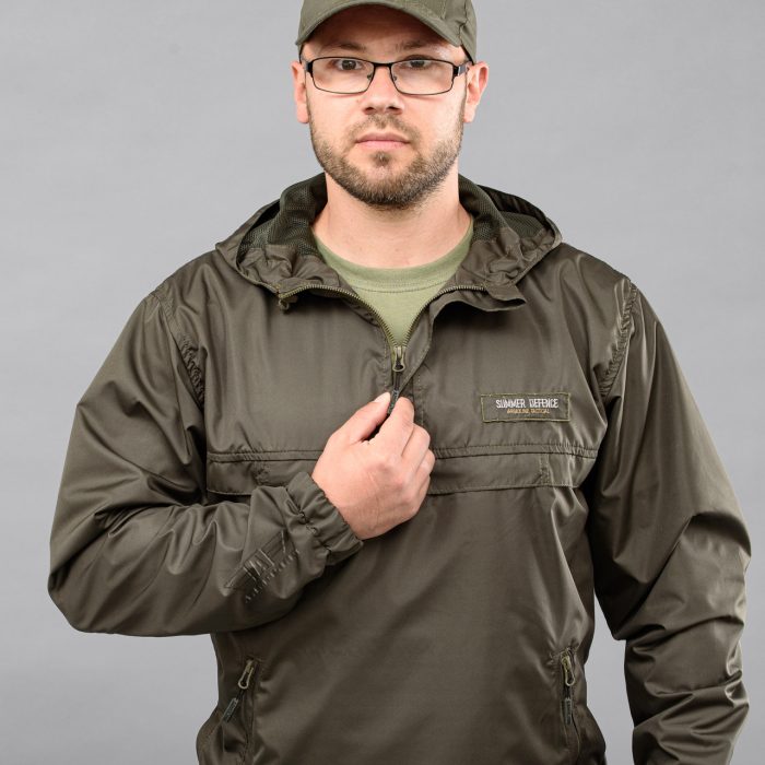 Анорак "SUMMER DEFENCE" DARK OLIVE (Плащівка + Сітка) - Зображення 4