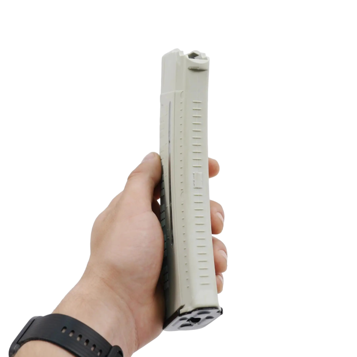 Магазин для АК коробчатий з вікном для контролю кількості заряду патронів білий - Зображення 2