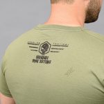 Футболка з принтом "GLADIATOR" OLIVE (Бавовна) - Зображення 5