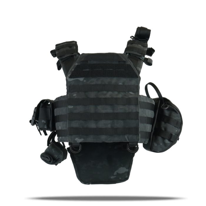 Комплект Kiborg Плитоноска GU gen.2 + 8 підсумків Чорний Мультикам - Зображення 5