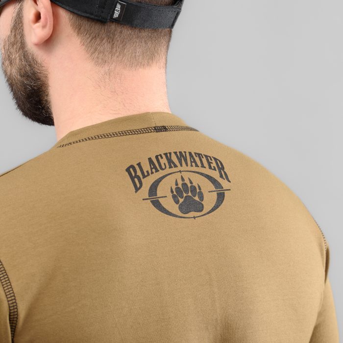 Футболка з рукавами "BLACK WATER" KHAKI (Трикотаж) - Зображення 5