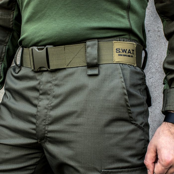 Ремінь тактичний м'який (5 см) S.W.A.T. G2 OLIVE (Поліамід) - Зображення 3