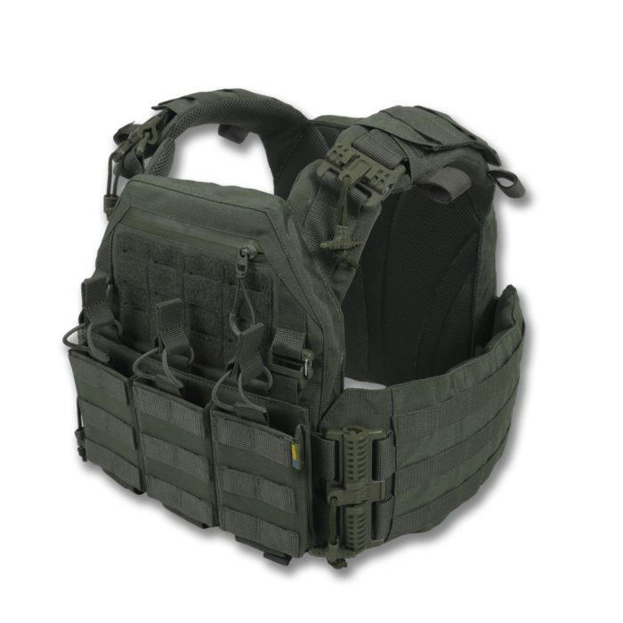 Плитоноска Kiborg GU Gen.2 + з'ємна панель для трьох магазинів Хакі - Зображення 6