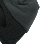 Шапка-балаклава в'язана на флісі чорний - Зображення 9