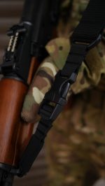 Ремінь 3-х точковий для АК,РПК Чорний - Зображення 9