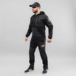 Костюм спортивний "EXTRAVEL" BLACK (Трикотаж на флісі) - Зображення 2