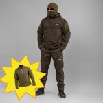 Комплект "TRAVEL DEFENCE" 3 в 1 АНОРАК DARK OLIVE (Таслан + Мікрофліс)
