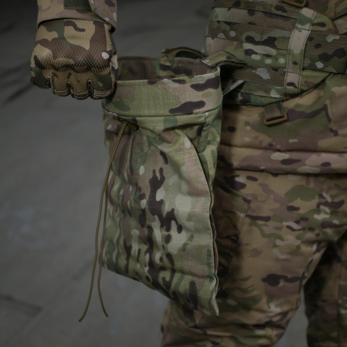 Рулонний підсумок під скидання магазинів (35х25) Militex Cordura original USA Мультикам - Зображення 8