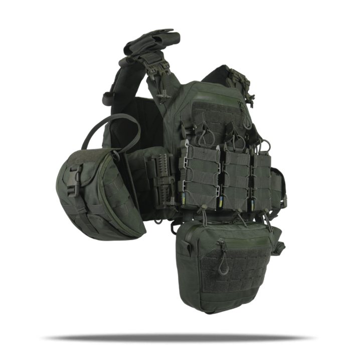 Комплект Kiborg Плитоноска GU gen.2 + 8 підсумків Хакі - Зображення 3