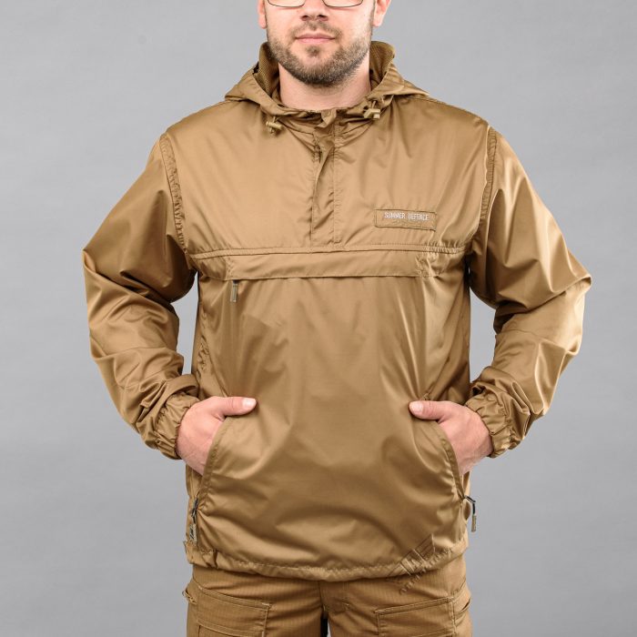Анорак "SUMMER DEFENCE" COYOTE (Плащівка + Сітка) - Зображення 6