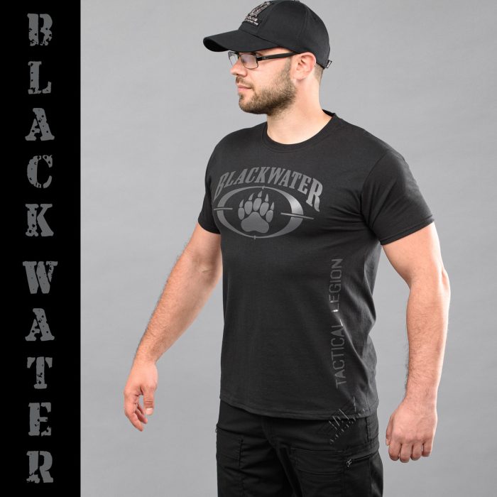 Футболка з принтом "BLACK WATER" BLACK (Бавовна) - Зображення 2