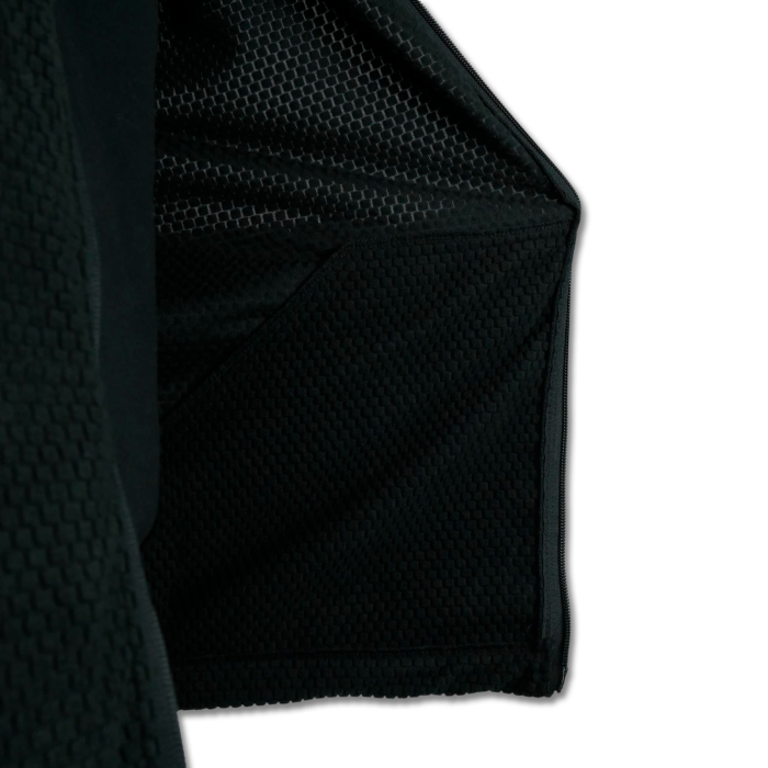 Тактична вітрозахисна флісова кофта Militex mod. 5 Чорна - Зображення 5