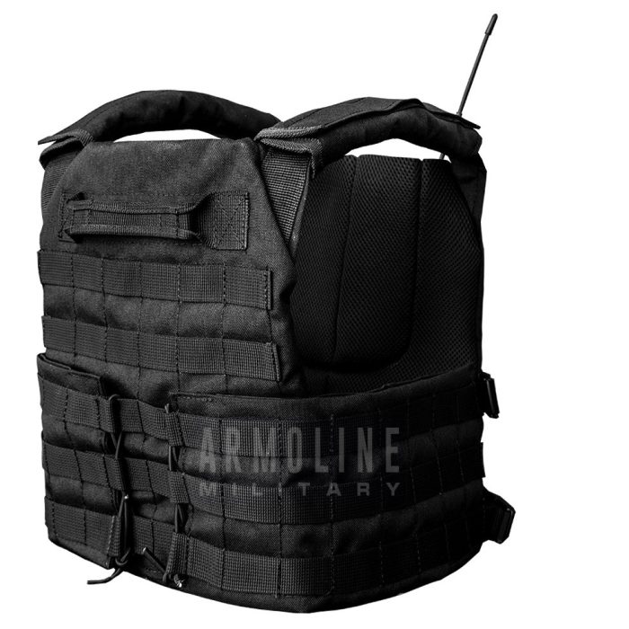 Плитоноска Plate Carrier KARGO BLACK (Cordura) - Зображення 2