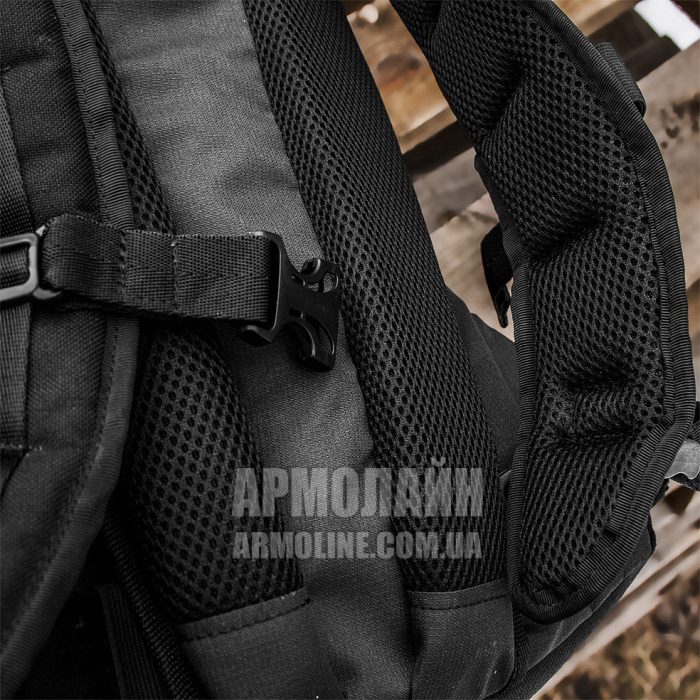 Рюкзак "ШТУРМ" 20л "ANTITERROR II" BLACK (Cordura) - Зображення 4