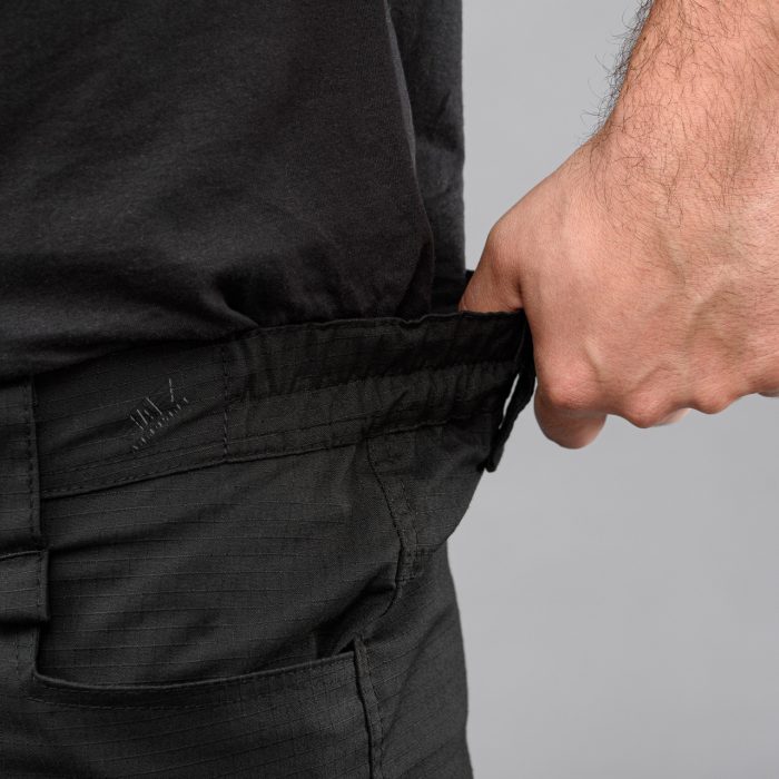 Штани тактичні "DEFENDER" BLACK з ременем (Rip-Stop Стрейч) - Зображення 6