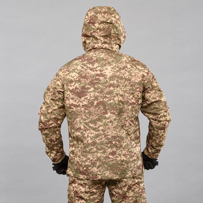 Анорак "TRAVEL DEFENCE" ХИЖАК ПІКСЕЛЬ (Таслан + Мікрофліс) - Зображення 3
