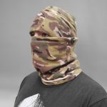 Теплий Комплект Шапка + Баф "MULTICAM" (Фліс)