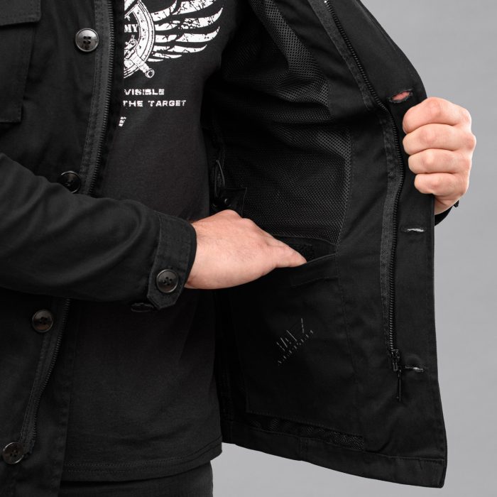 Куртка мілітарі "KILBORN" BLACK (Джинс) - Зображення 8