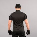 Футболка UBACS тактична "ANTITERROR II" BLACK (CoolPass + Трикотаж) - Зображення 3