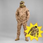 Комплект "TRAVEL DEFENCE" 3 в 1 АНОРАК УКРПІКСЕЛЬ ММ14 (Таслан + Мікрофліс)