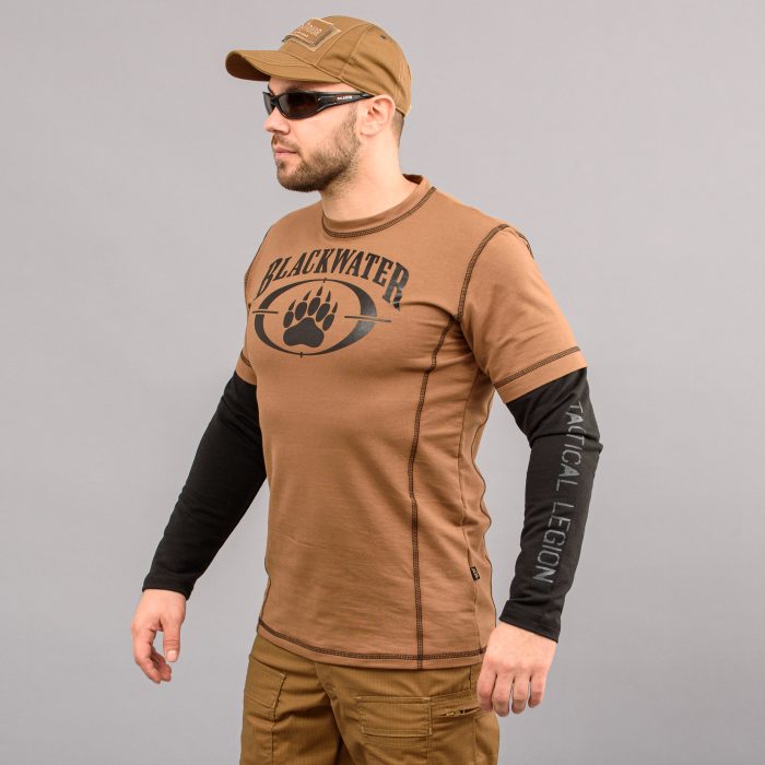 Футболка з рукавами "BLACK WATER" COYOTE (Трикотаж) - Зображення 2