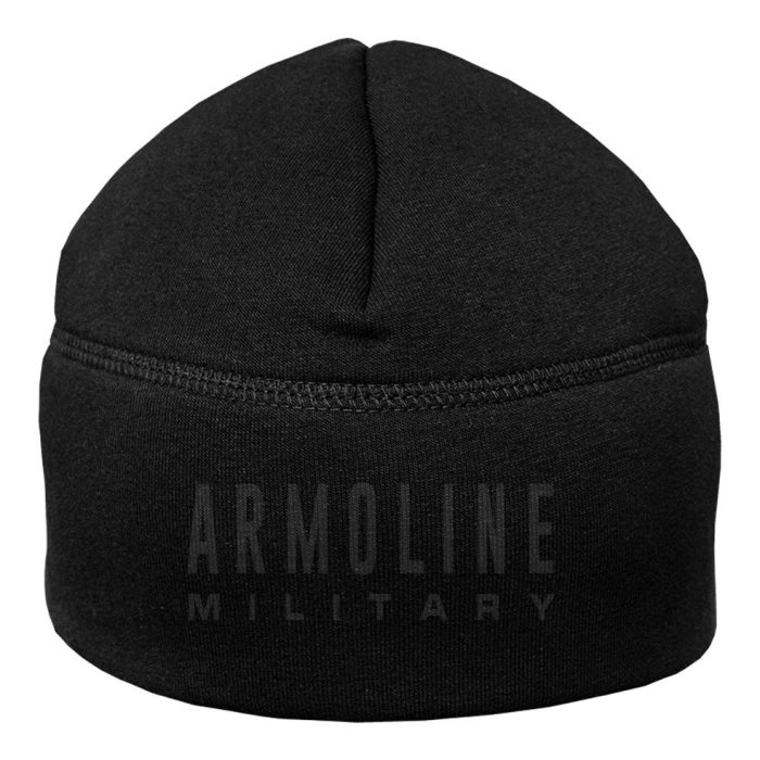 Шапка трикотажна з начосом (BLACK) - Зображення 2